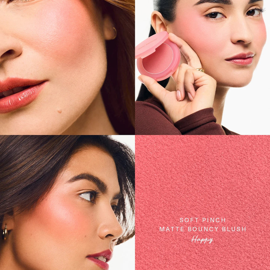 Rare Beauty Soft Pinch Matte Bouncy Cushiony Cream-to-powder Blush Airy And Lightweight Soft Pinch Liquid Blush Natural Flush