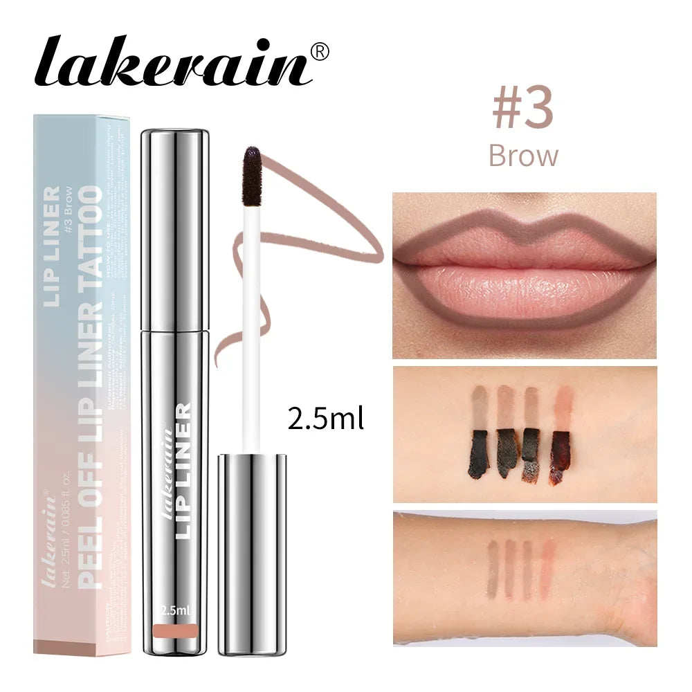 Waterproof Long Lastin Peel Off Lip Liner Matte Lip Ink Tattoo g Velvet Lip Tint Sexy Red Waterproof Long Lasting