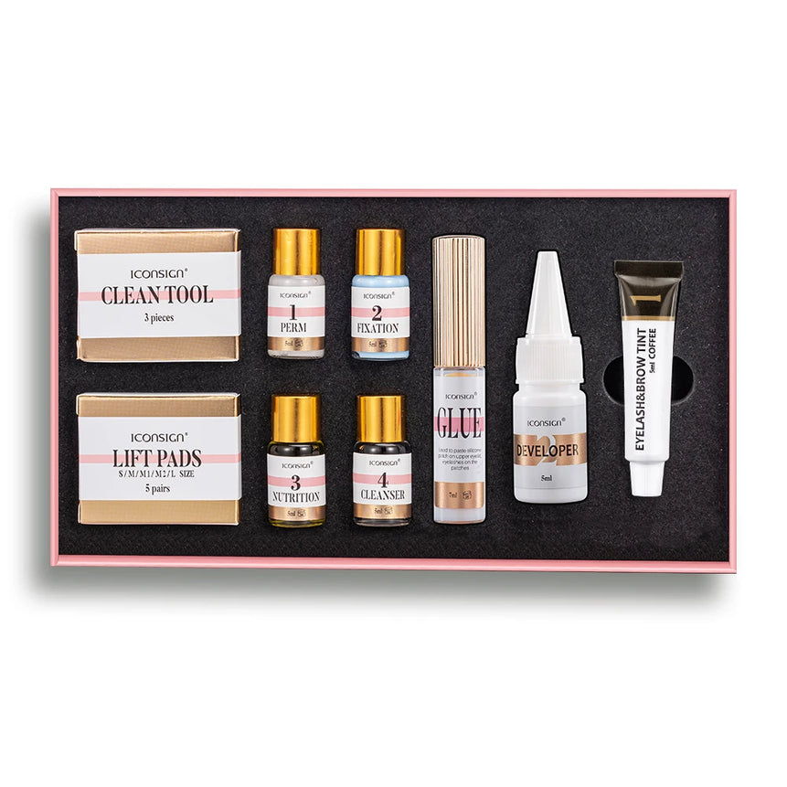 ICONSIGN Lash Lift and Tint Kit Professional Eyelash Lifting Calia Perming Lashes Tint Brow Dye Eyes Makeup Tools