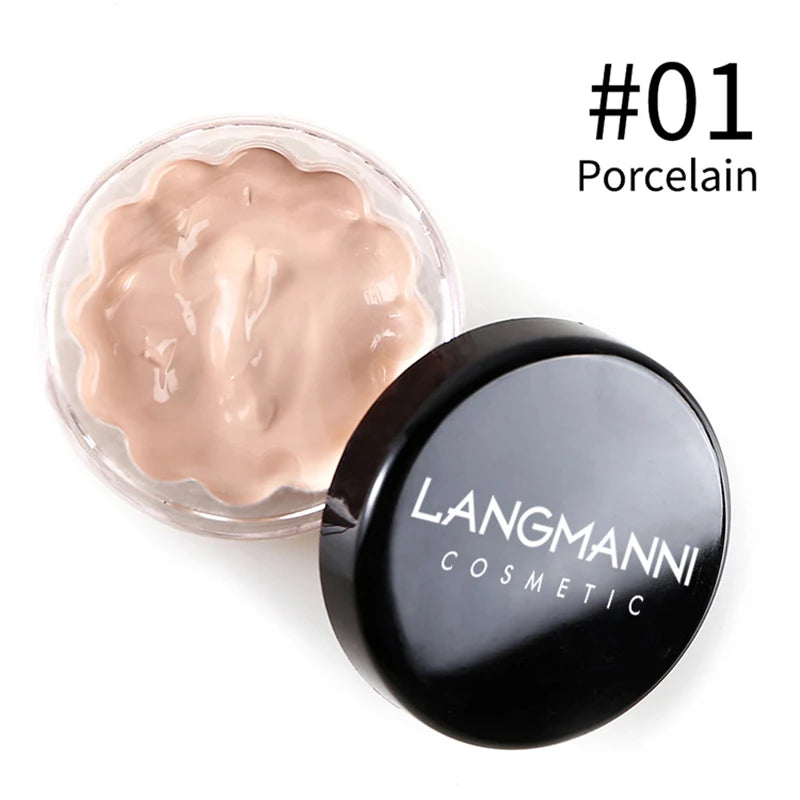 Langmanni concealer Repairing Cream Moisturizing and brightening skin tone lasting and hard to take off makeup concealer Primer