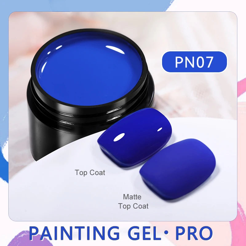 BORN PRETTY Super bright Metallic Painting Gel Polish 5ML Gold Silver Metal Gel Nail Polish Flower Drawing Lines French Nails