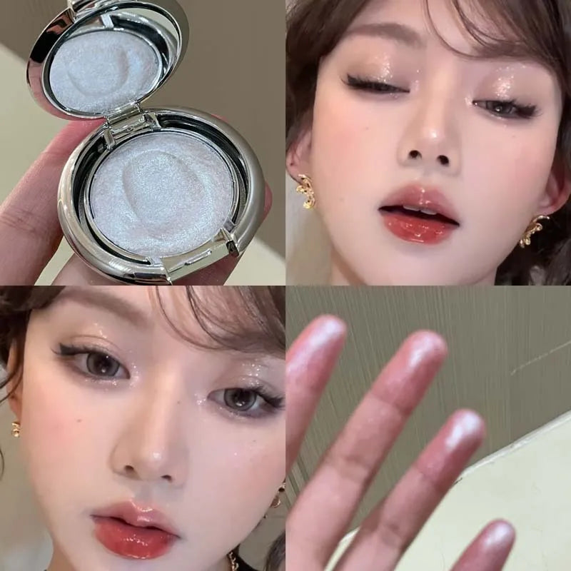 HERORANGE Highlight Cream Flashing Pearlescent Three-Dimensional Brightening Highlight Mashed Potato Texture Highlight Cream