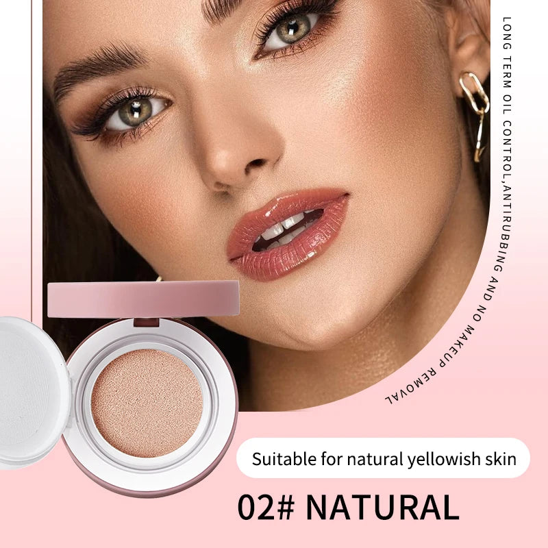 OCHEAL Cushion Foundation Cream Long Lasting Moisturizing Foundation For Face Makeup