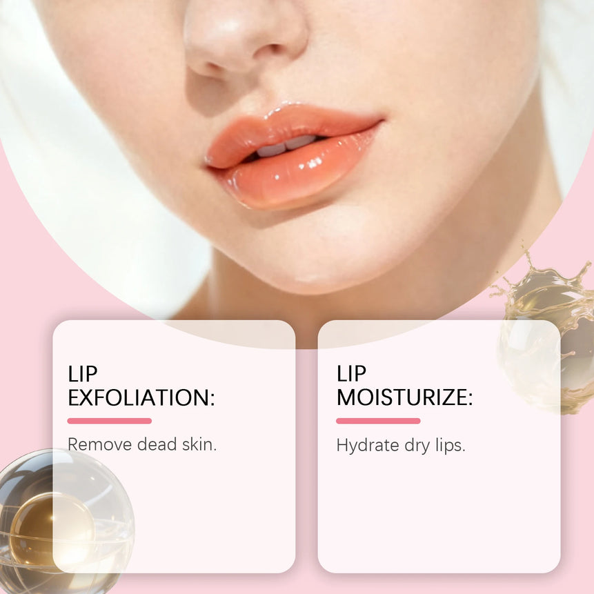 Strawberry Lip Scrub Exfoliating Preventing Drying Cracking Improve Dullness Remove Dead Skin Moisturizing Brightening Lip Care