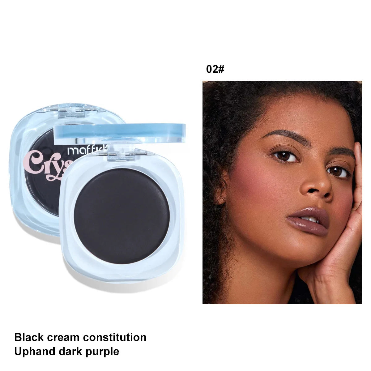 Temperature-Activated Blush - Crystal Clear to Color Shift, Natural Nude Glow & Gradient Effect, Long-Lasting & Waterproof Cream
