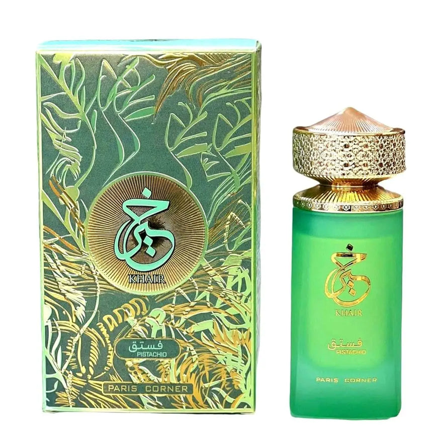 Paris Corner Unisex Perfume Pistachio Khair 3.4 Fl Oz Edp - Fragrance for Men And Women