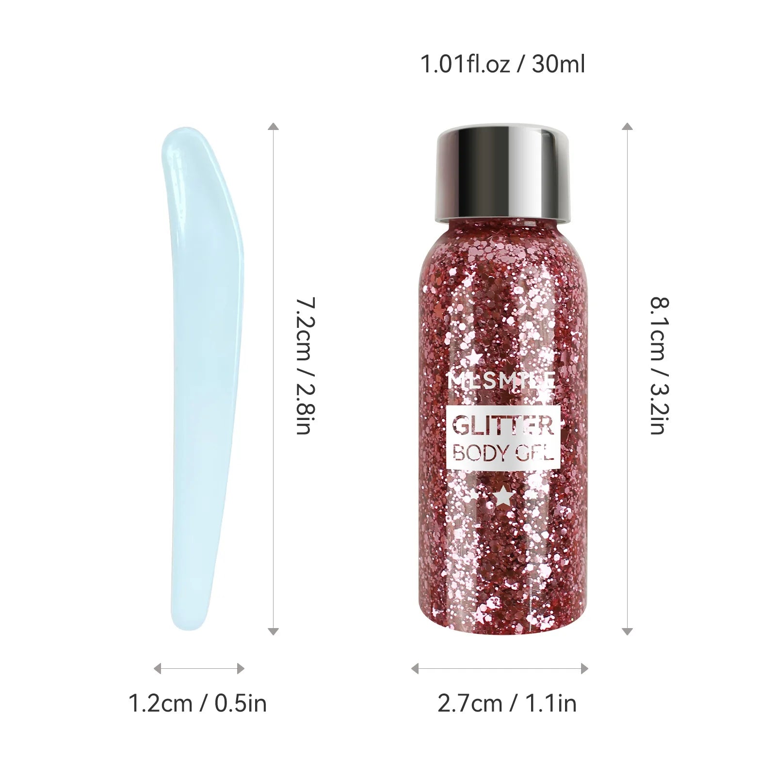 Eye Glitter Nail Hair Body Face Gel Art Waterproof High Gloss Glitter Body Multifunctional Makeup Decoration Party Festival