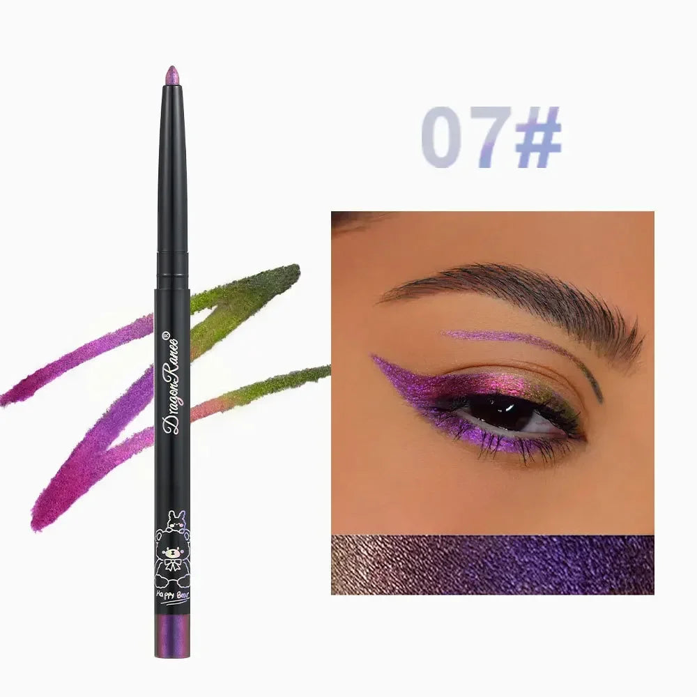 Diamond Shiny Eyeliner Pencil Waterproof Chameleon Eyeliner Gel Metallic Eyeshadow Liner Pearl Gloss Color Aurora Eyes Make up