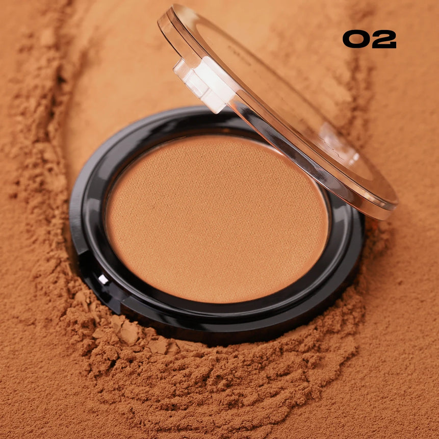 Professional Matte Contour Powder Palette - Long-Lasting Bronzer & Highlighter Makeup Kit for 3D Face Shaping,