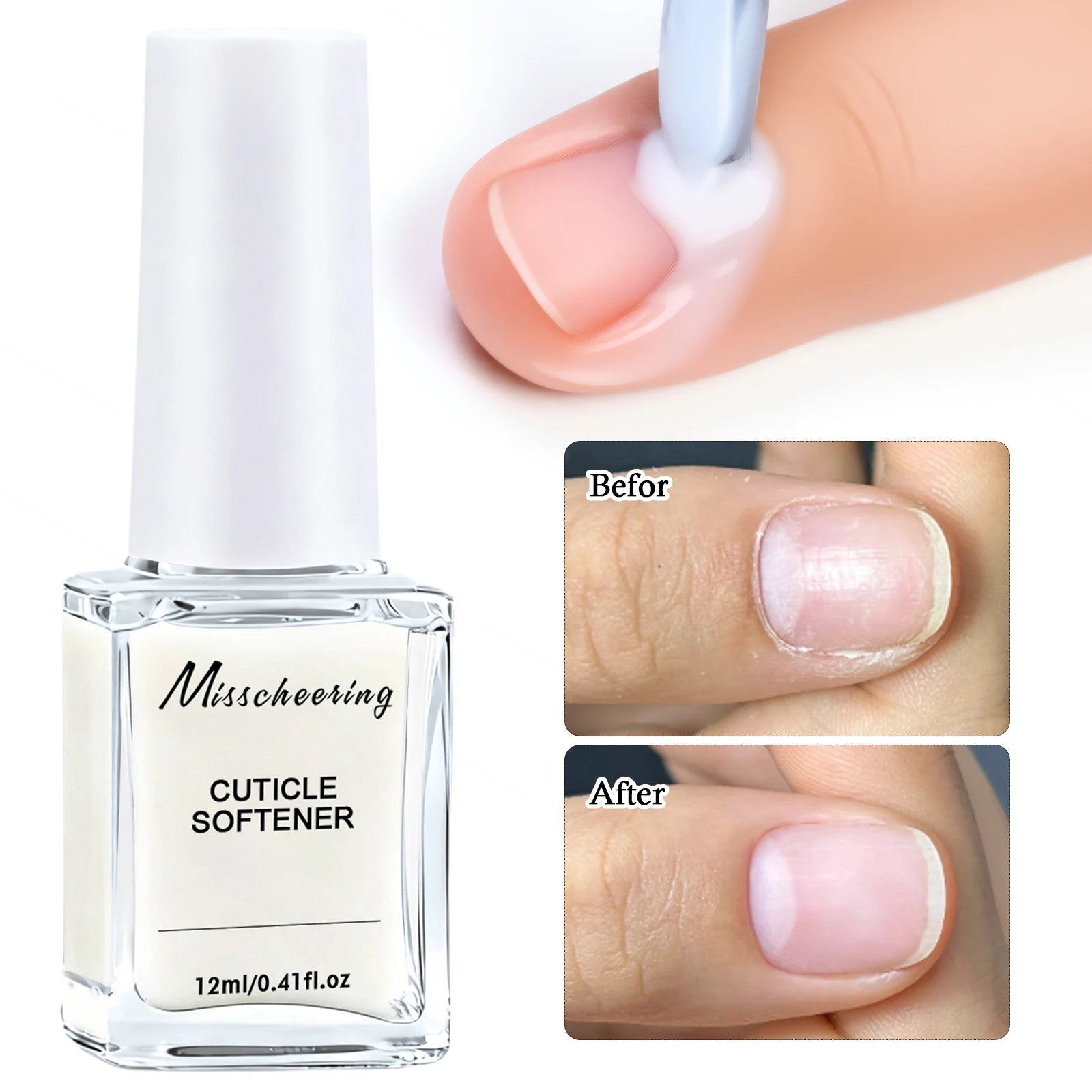 Aloe Vera Nail Growth White Repairing Softening Agent Normal Nail Polish Fast Dry 12ML Get Strong Repair Nail Care Hardener Mani