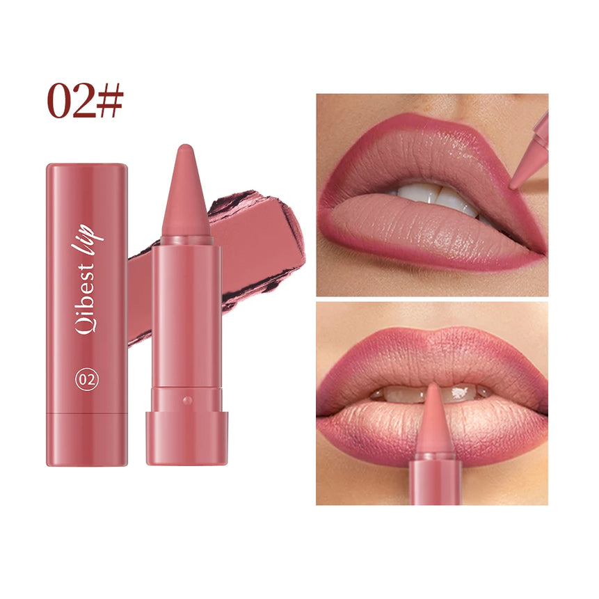 Tapered Gradient Lip Liner Matte Nude Brown Velvet Lipstick Waterproof Non Sticky Contouring Tint Lipliner Crayon Lip Makeup