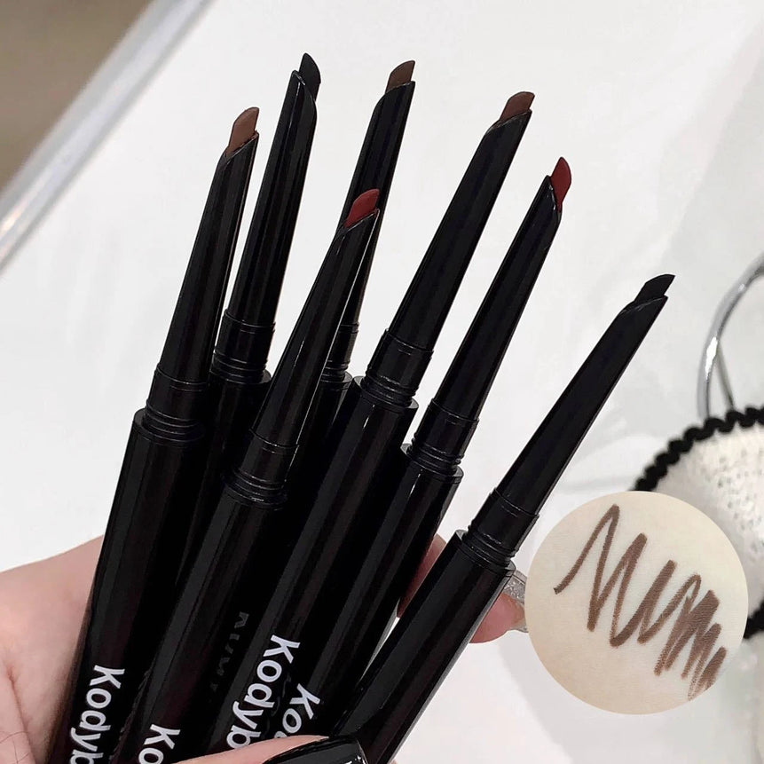 Waterproof Matte Red Eyeliner Gel Pencil Ultra-thin Long Lasting Quick Dry Smooth Black Eye Liner Pen Silky Makeup Cosmetics