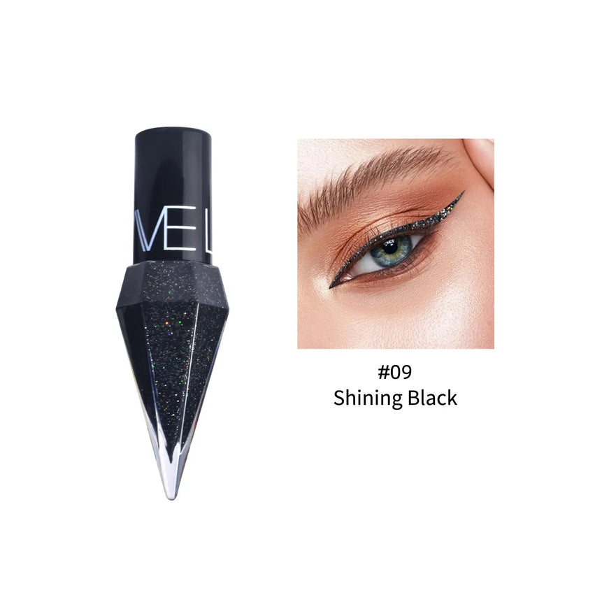 Pearlescent Diamond Gold Liquid Eyeshadow Eyeliner Stick Waterproof Glitter Sequins Rose Gold White Eyeliner Pen Korean Makeup