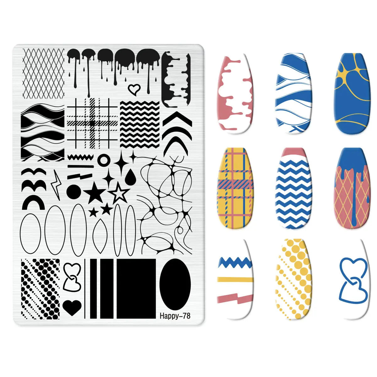 Maple Leaf Nail Stamping Plates Autumn Winter Leaves Design Polish Stencil Nail Printing Stamp Image Manicure Mold Stencil Tool