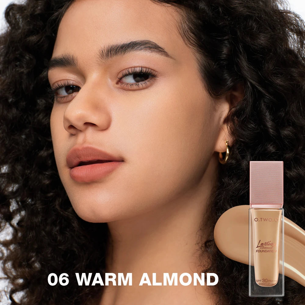 O.TWO.O Liquid Foundation | Matte, Moisturizing, Oil-Control, Long-Lasting, Waterproof Makeup
