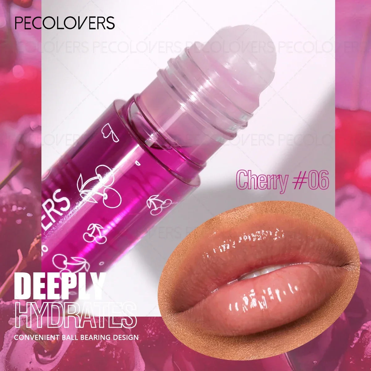 1 Pcs Fruity Flavors Moisturizing Lip Balm Lip Glaze, Silky Smooth and Soothing Lip Gloss, Hydrating Mirror Lip, Daily Lip Care