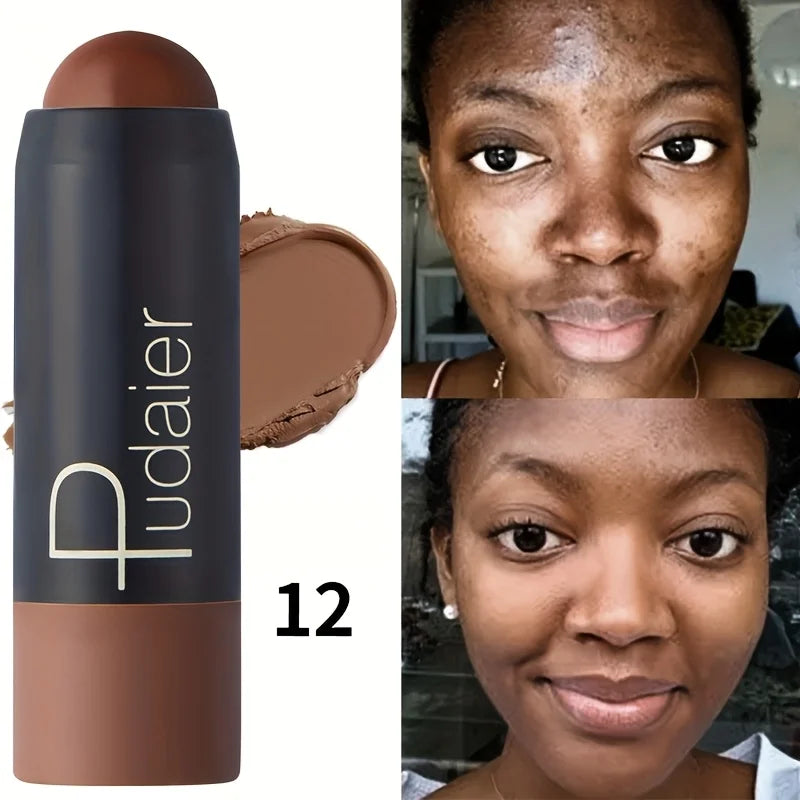 1pc Waterproof Foundation Stick Long Lasting Waterproof and Sweatproof, Natural Looking Foundation Stick Makeup