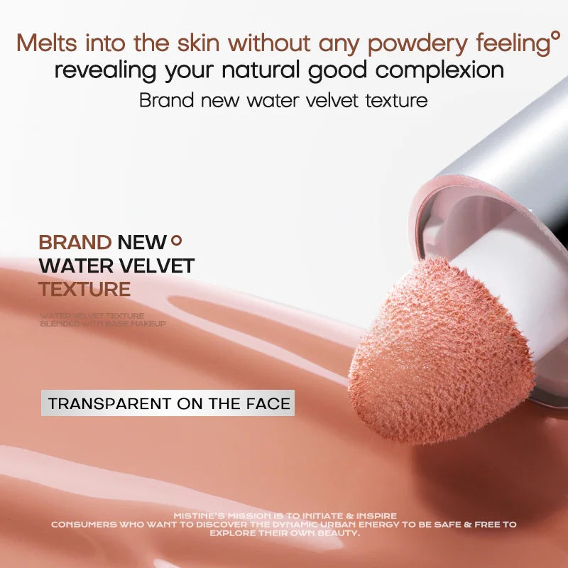 Mistine Thai Latte Liquid Blush 7g Translucent Natural Blending Makeup Smooth Colour Retention Cosmetics 1 Piece