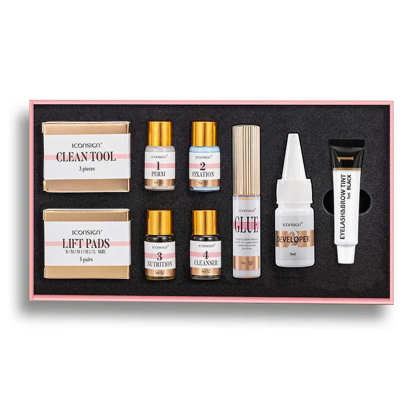 ICONSIGN Lash Lift and Tint Kit Professional Eyelash Lifting Calia Perming Lashes Tint Brow Dye Eyes Makeup Tools