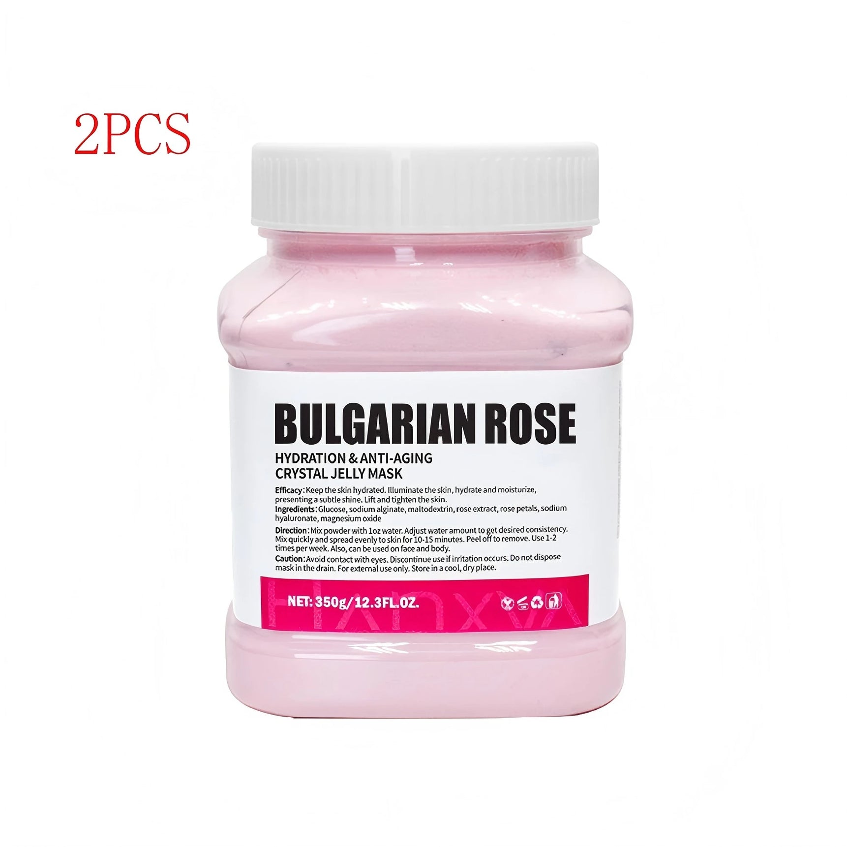 Jelly Mask for Facial Professional Rose Smooth Face Mask Skin Care, Hydrated Nourished Hydro Jelly Mask Powder,Gel Peel Off MasK