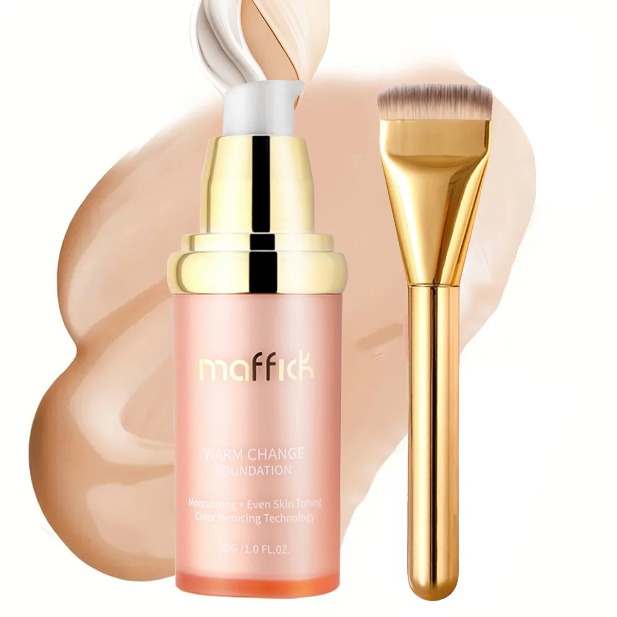 2-in-1 Liquid Foundation | Moisturizing & Concealing | Natural Finish | Suitable for All Skin Types
