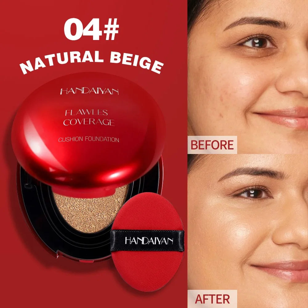Air Cushion Foundation Light Cream Natural Moisturizing Whitening Oil-control Women Base Long-lasting Makeup Korean Cosmetic