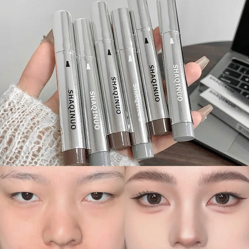 Multi-Tip Water Eyebrow Pen, Hair-Like Strokes for Wild Brows, Waterproof Smudge-Proof Formula, Natural Looking Eyebrow Makeup