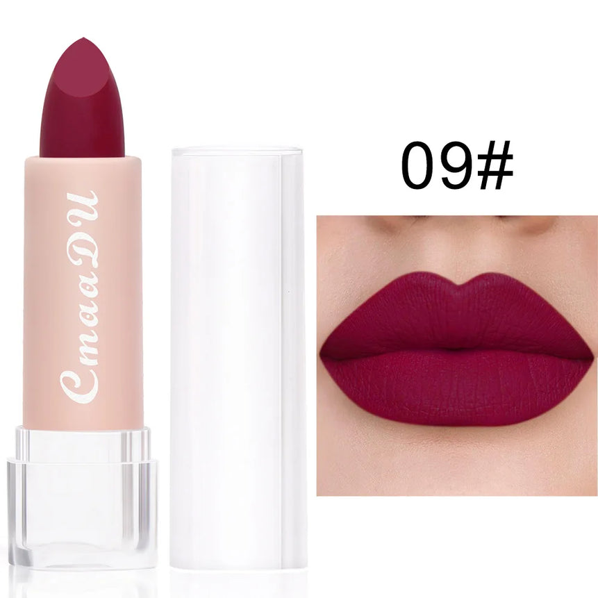 15 Colors Matte Lipstick 24 Hours Water Resistant Lipsticks Lip tint korean Makeup For Women Beauty Lip Stain Cheap Small Makeup