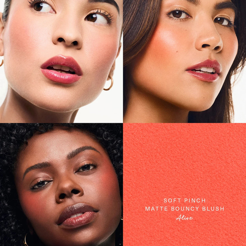 Rare Beauty Soft Pinch Matte Bouncy Cushiony Cream-to-powder Blush Airy And Lightweight Soft Pinch Liquid Blush Natural Flush