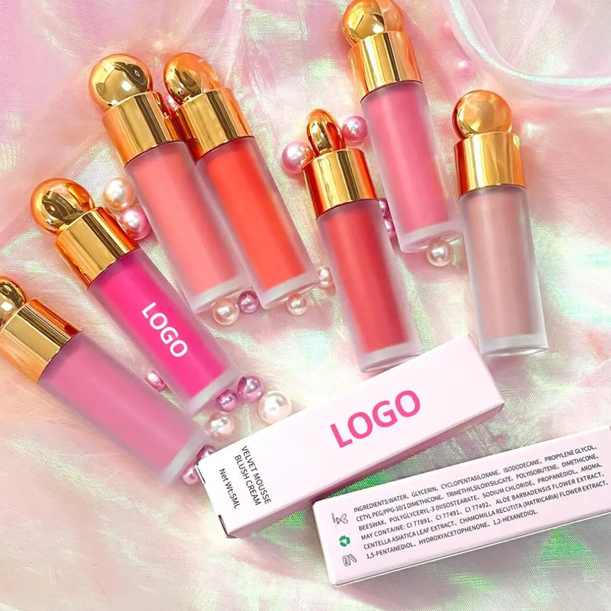 Face Liquid Blusher Makeup Long-lasting Matte Make Up Natural Cheek Contour Blush Cosmetics