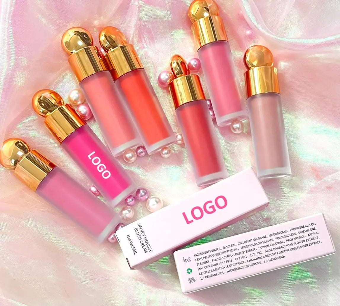 Face Liquid Blusher Makeup Long-lasting Matte Make Up Natural Cheek Contour Blush Cosmetics