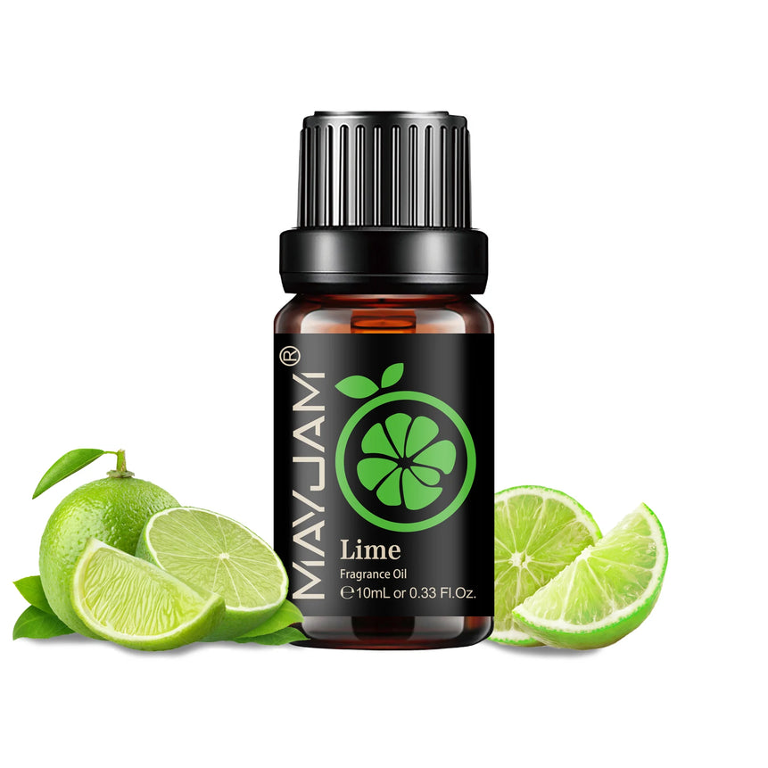 MAYJAM Fruit Essential Oil 10ml Cherry Banana Papaya Grape Litchi Guava Kiwifruit Pear Fig Fragrance Oil for Diffuser Candle