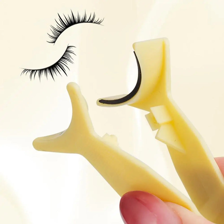 Eyelash Curler Magnetic Eyelashes Tweezer Small Makeup Tool Eyelashes Applicator Magnetic Lash Clip Useful Lashes Tweezer