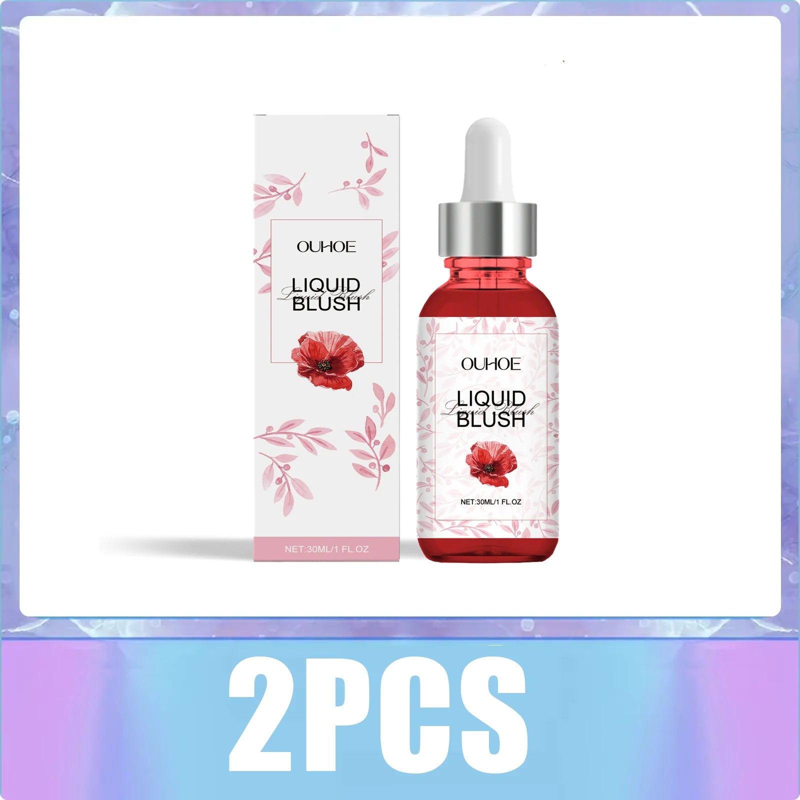 Liquid Blusher Long-Lasting Coloring Antioxidant Healthy Natural Ruddy Cheek Versatile Moisturizing Lipstick Eye Shadow Makeup