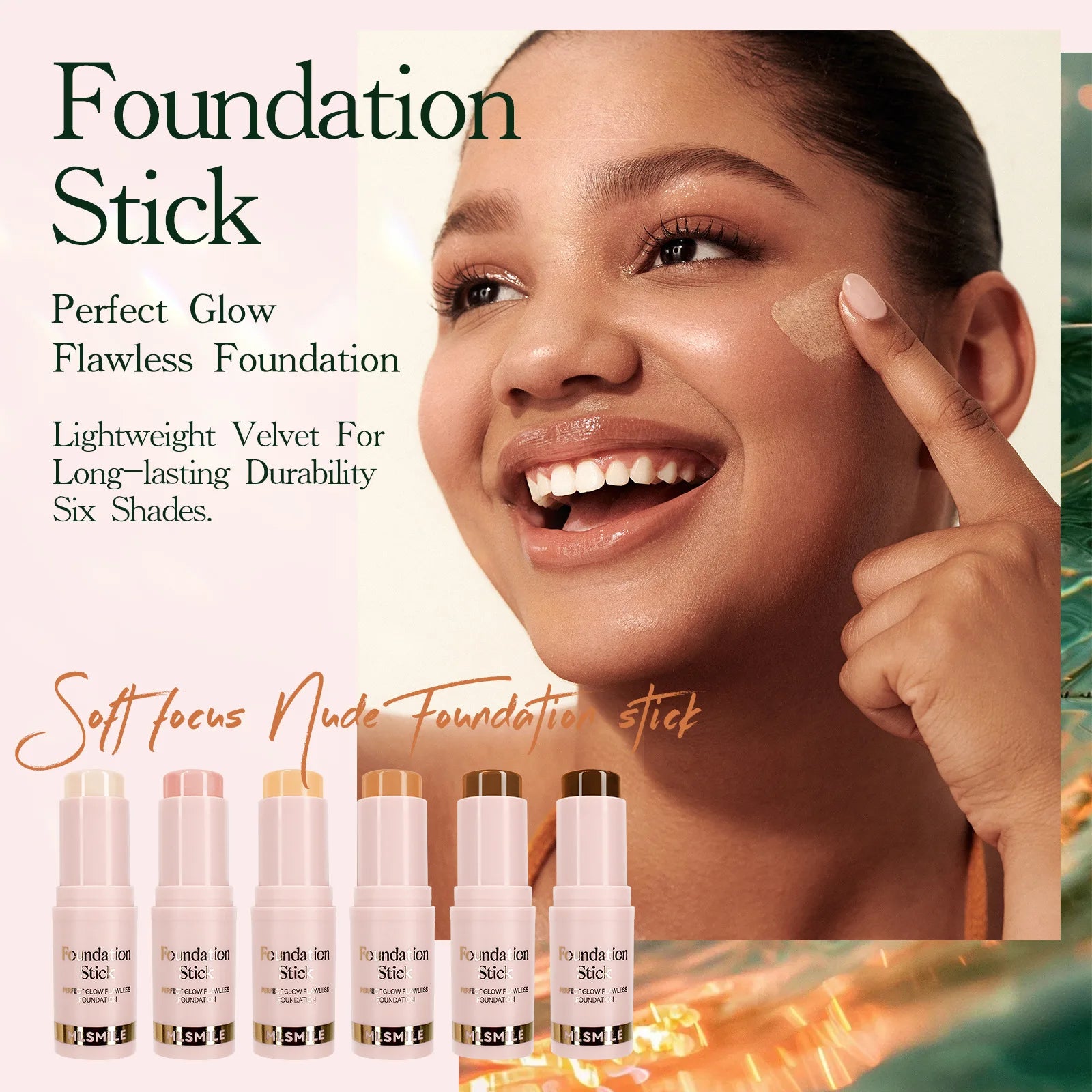 Concealer Foundation Make-up Stick Oil Control Natural Isolation Bb Cream Moisturizing Long-term Liquid Foundation Cosmetics