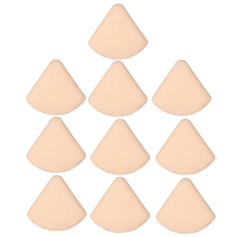1/5/10PCS Triangle Shape Makeup Sponge Puff Dry Wet Dual-use Soft Cotton Candy Air Cushion Foundation Powder Puff