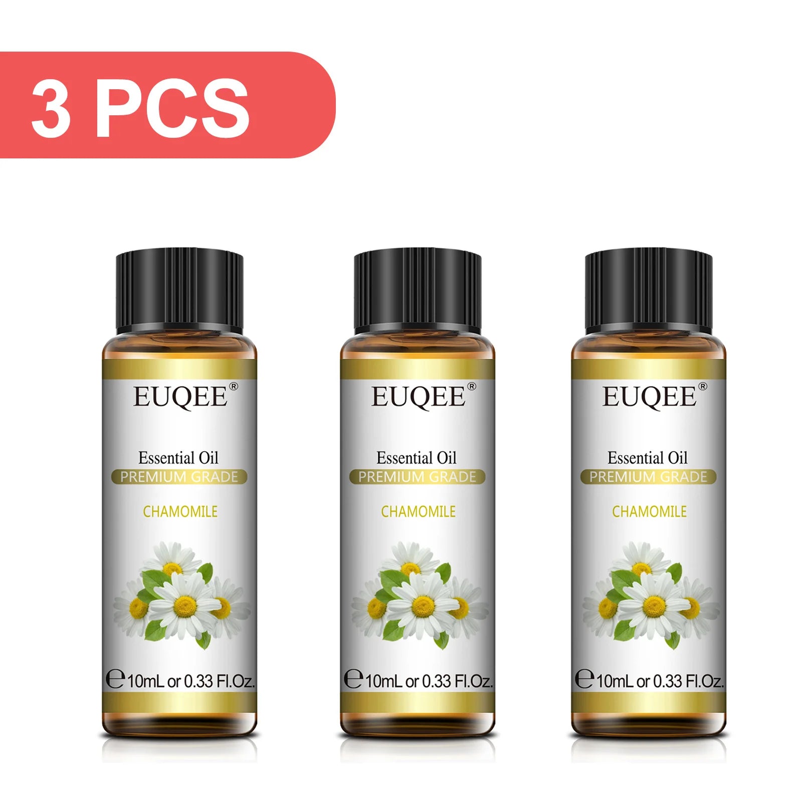 EUQEE 3PCS 10ml Pure Plant Essential Aromatherapy Oils Sandalwood Cedarwood Citronella Cinnamon Aroma for Humidifiers Diffusers