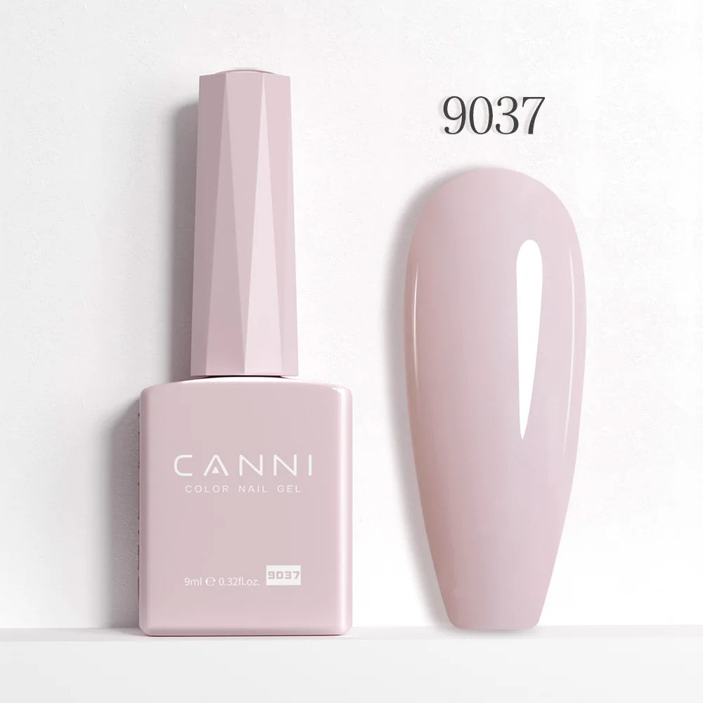 9ml CANNI HEMA/TPO FREE Nude Pink Color Nail Gel Polish Full Coverage Semi Permanent Long Wear Top Coat Venalisa Gel Varnish
