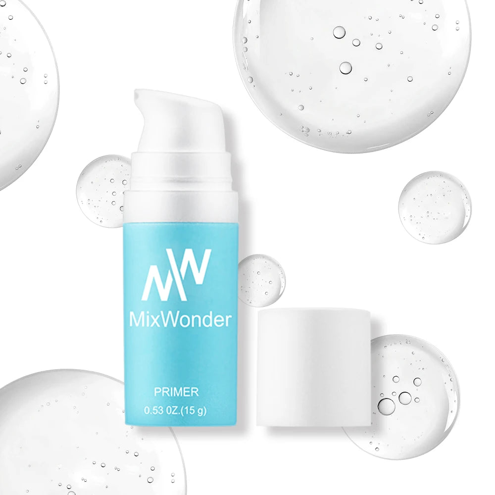MixWonder Long-Lasting Primer - Hydrating Makeup Base for Flawless Finish, Pore-Minimizing &Imperfection Covering.All Skin Types