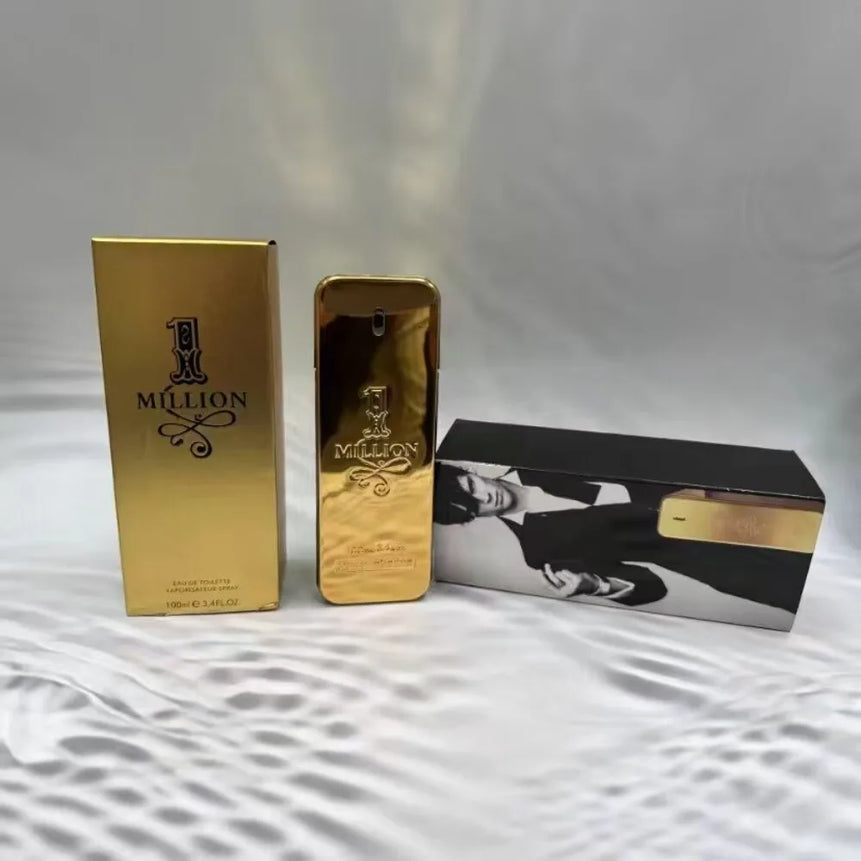 1 Million EDT Spray 3.4 Oz 100 Ml Men's Cologne New in Box Free Shipping Mens Perfume