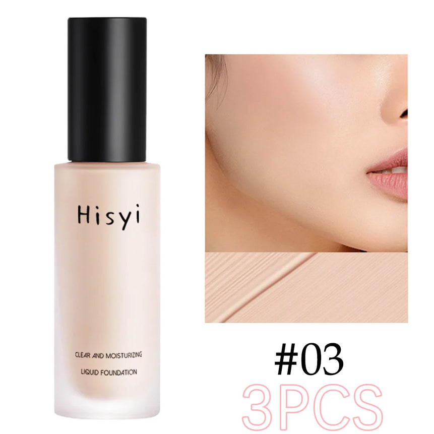 Liquid Foundation | Naturally Covers Flaws, Smooth Non-Cakey Finish, Lightweight Transparent Base, Conceals Blemishes
