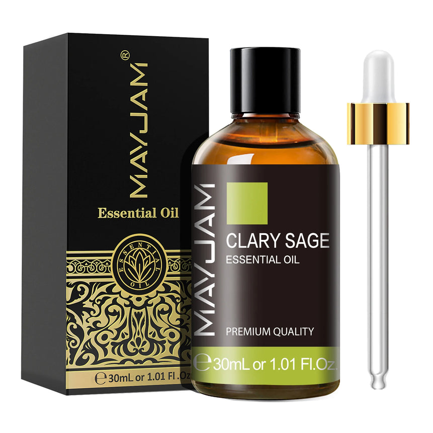 MAYJAM 1PCS 30ML Aromatherapy Essential Oil Lavender Vanilla Jasmine Eucalyptus Peppermint Aroma Oil for Diffuser Candle Soap