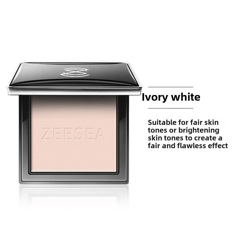 ZEESEA Pressed Mineral Makeup Natural Powder Foundation with Finishing Powder Medium to Full Coverage Vegan Friendly