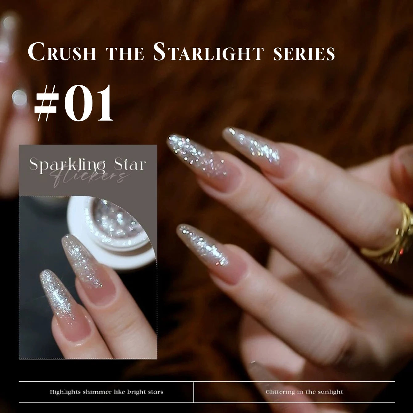 MIANEL1-12pcs 12ML Pink Blue White Green Series With Explosive Glitter Gel Nail Polish, Popular Yun Brocade Diamond Gel Polish