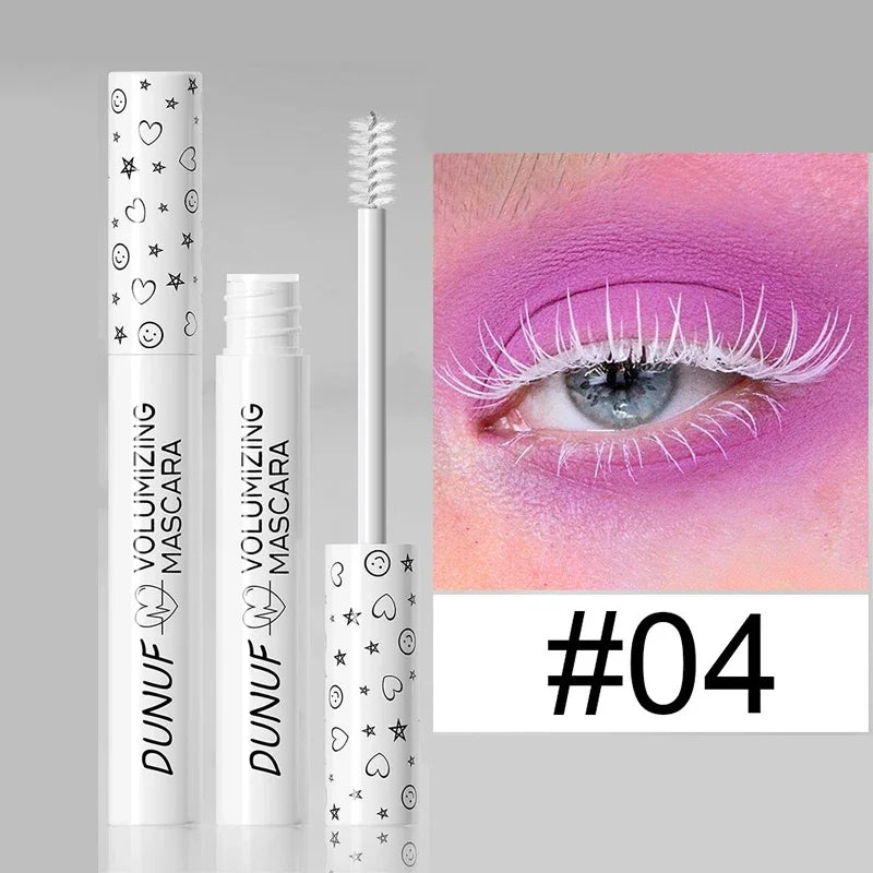 Colorful Curling Mascara Stage Makeup Waterproof Green Mascara Cream Blue Purple Curling Lengthen Quick Dry Eyelashes Extension