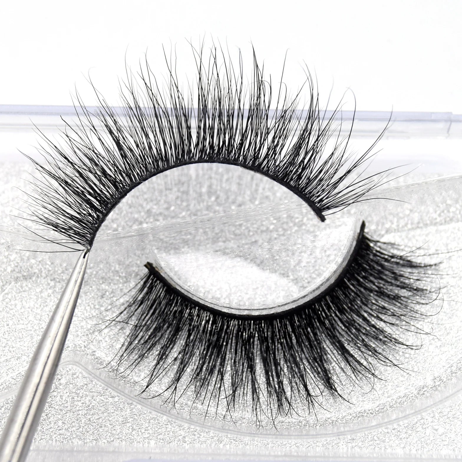 Visofree Eyelashes 3D Mink Lashes Soft Natural Handmade Cruelty Free Mink Eyelashes Lightweight  Full Strip Cilios Posticos D23