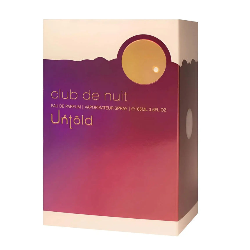 Armaf Club De Nuit Untold EDP for Men 3.6oz / 105ml – Warm Amber Woody Long Lasting Cologne, Luxury Masculine Fragrance Gift