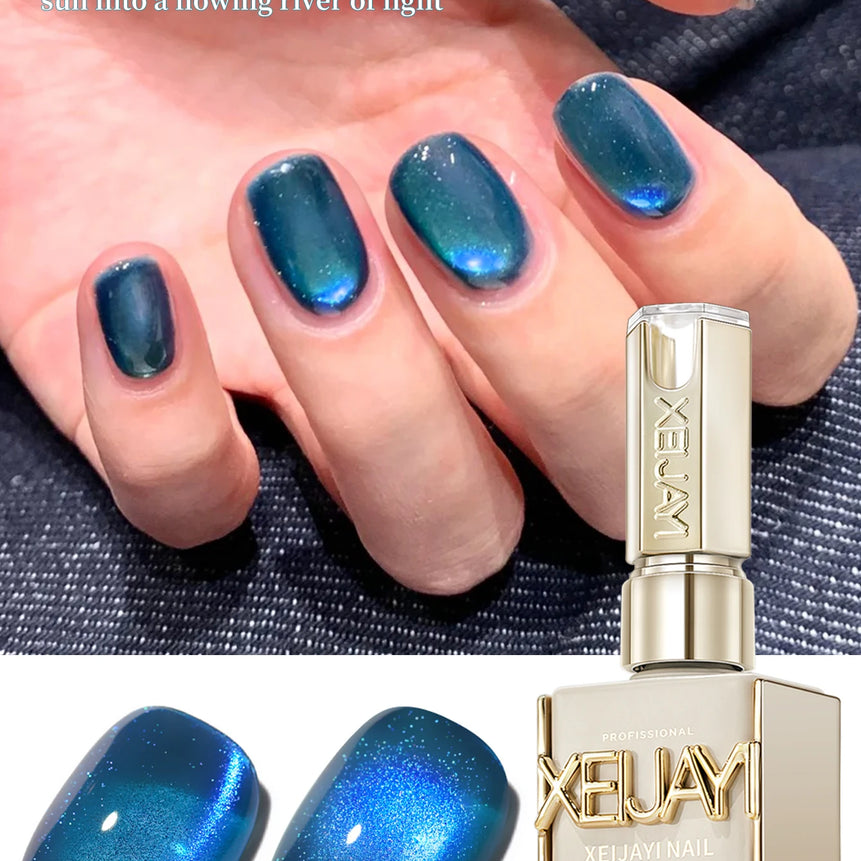15ml Universal Silver Cat Eye Gel Polish. Glittery, Magnetic. Needs UV/LED Lamp. For Home & Salon DIY