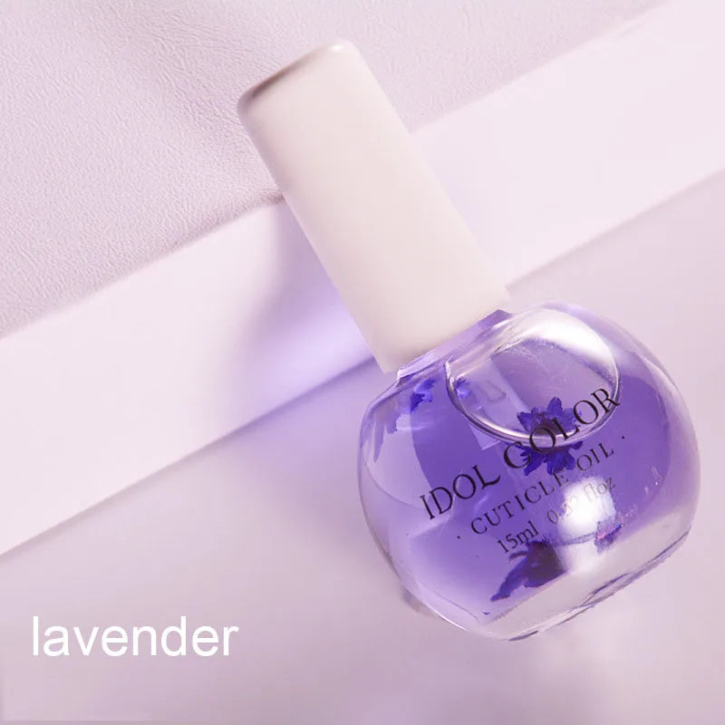 15ml Peach Nail Nutrition Oil Fruit Flower 8 Smells Nutritional Treatment Nail Cuticle Revitalizer Oil Nourish Skin -Winter Need