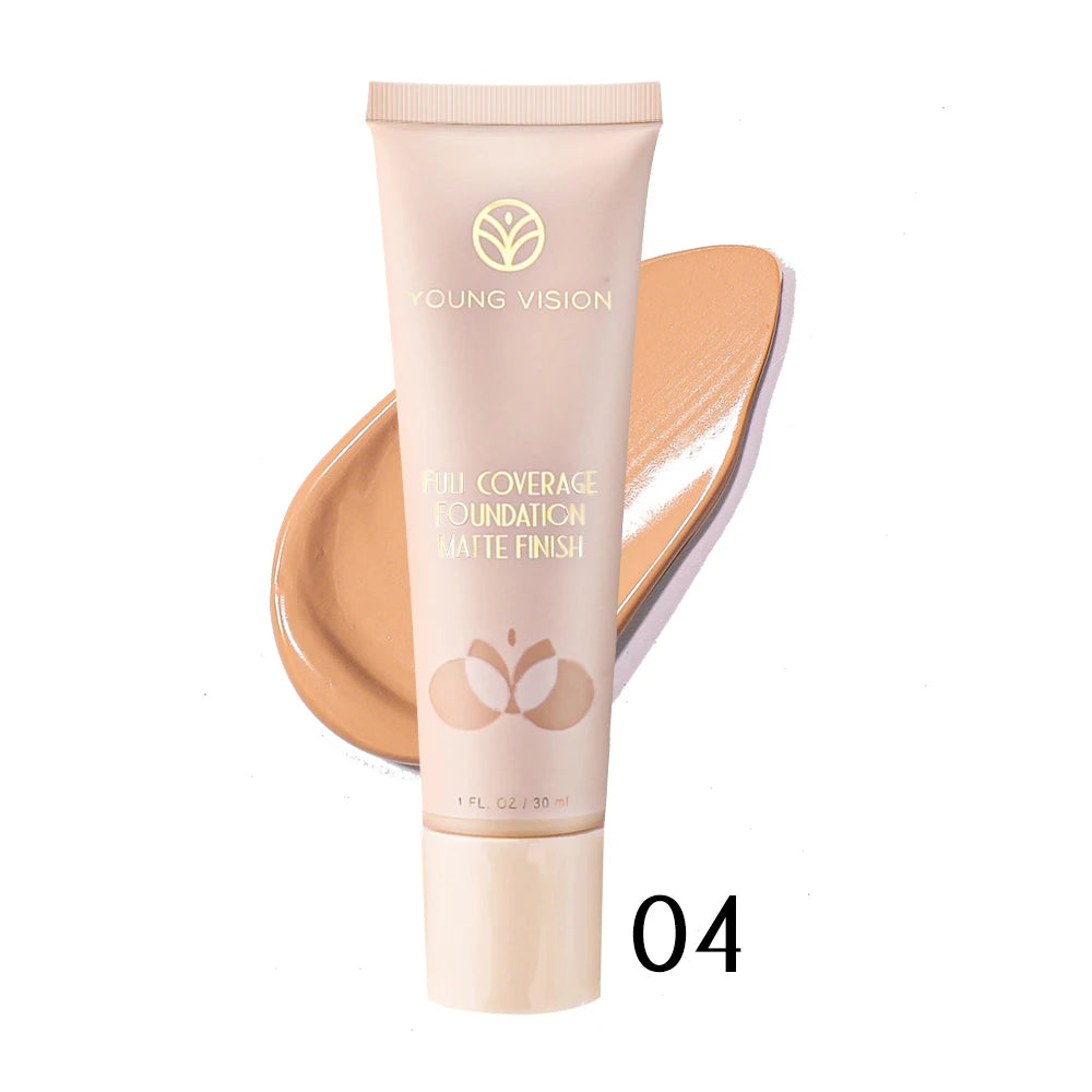 YOUNG VISION matte face concealer acne wheat face foundation cream 6 colors optional